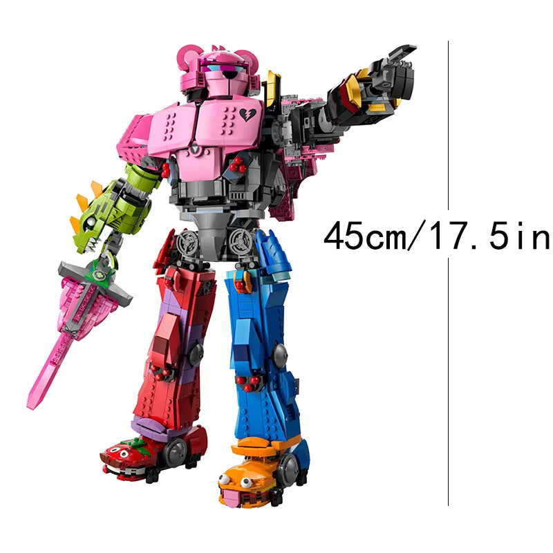 WSUEL Mecha Team Leader Spielzeugroboter-Modell, 2503 Teile, ab 14 Jahre - Bild 2