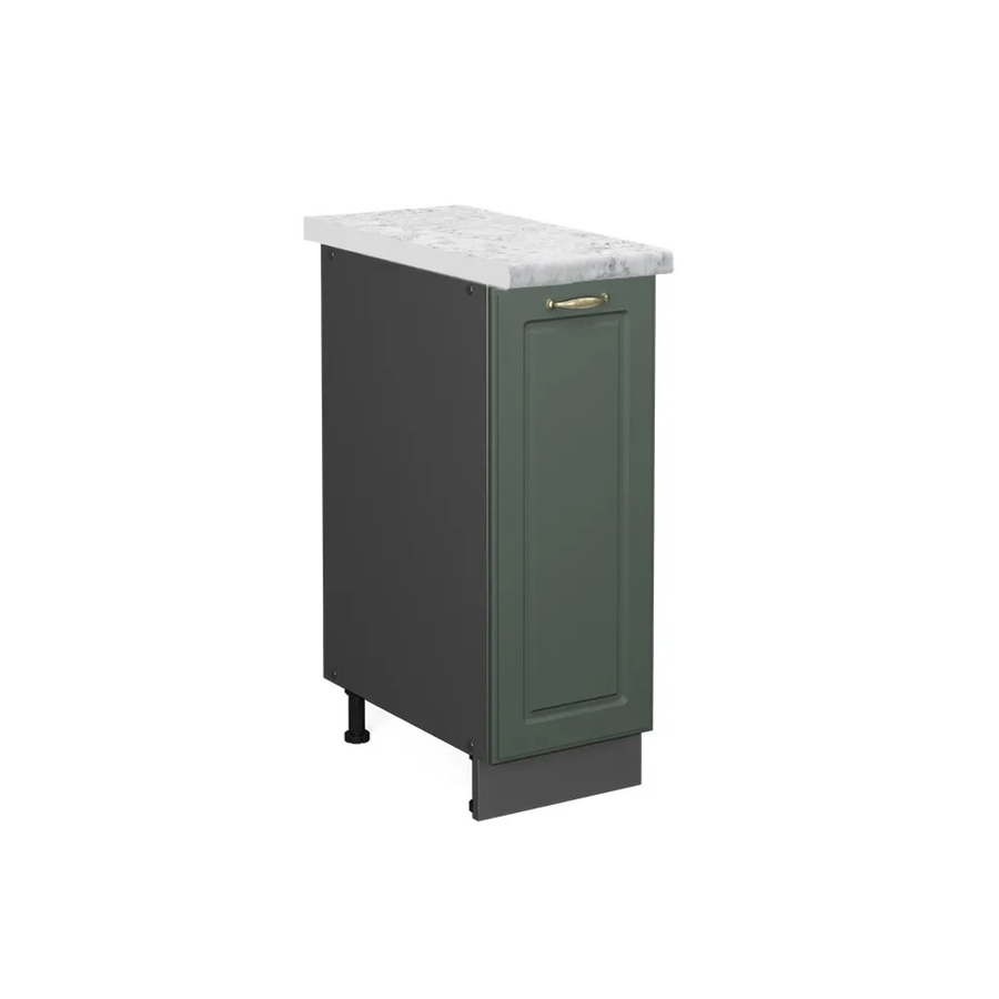 Vicco Apothekerschrank Fame-Line im Landhausstil, Farbe Grün-Gold-Anthrazit, B/T/H: 30 x 60 x 82 cm - Bild 2