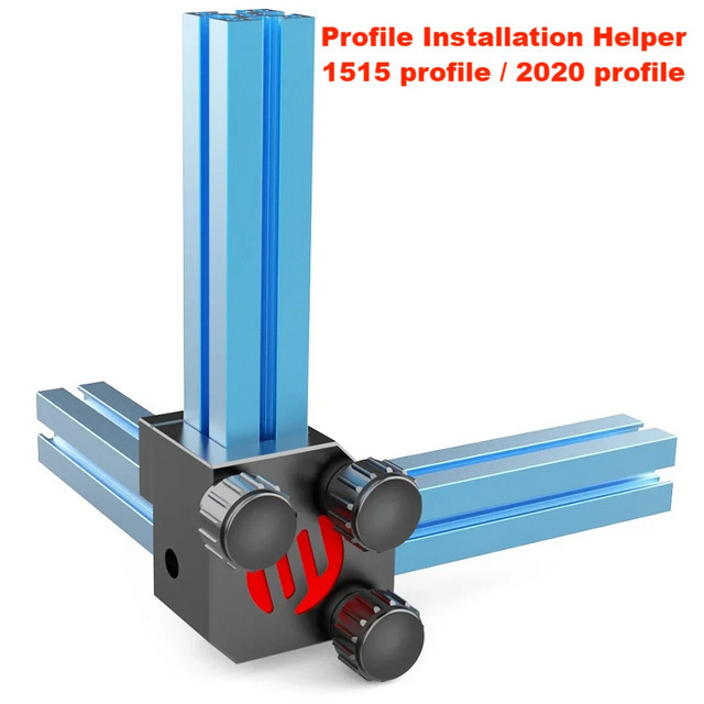 FYSETC Profil-Installationshilfe CNC-Winkellineal für 1515/2020 Profile und VORON V0 V2.4 Trident Vzbot 3D-Drucker-Teile - Bild 1