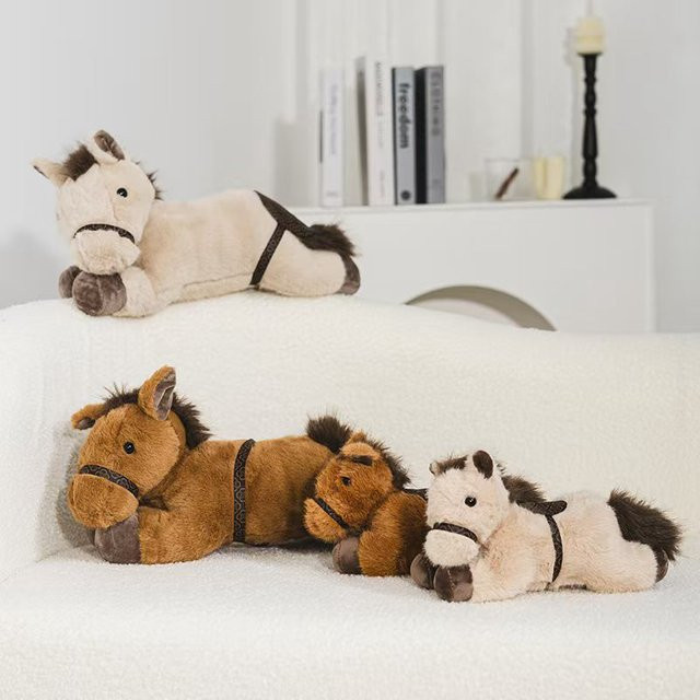 Dora Cool Pony Stofftier Plüsch Spielzeug Puppe, Braun - Bild 1