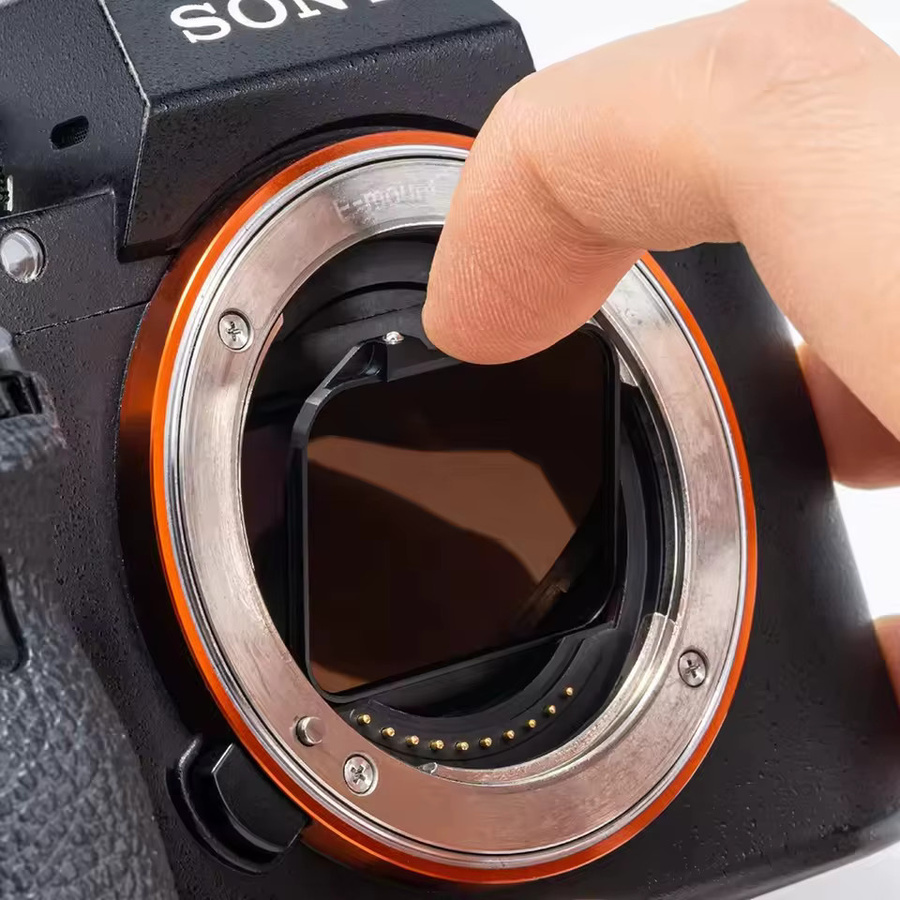 Kase Clip-in CMOS ND UV Neutral Night Black Mist Filter für Sony spiegellose Digitalkameras mit Sony E-Mount, Farbe: Black - Bild 4