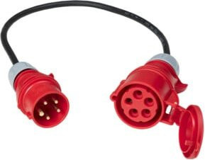 BENNING Netzanschlussleitung für Messadapter MA 4 16A CEE in Rot - Bild 1