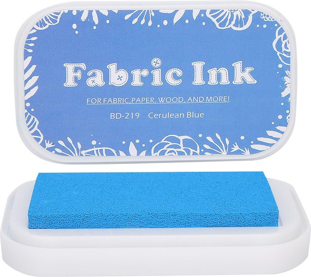 Igeteck Mehrzweck Stempel Tinte Pad Set in Gelb, Orange und Blau für Malerei und Sammelalben - Bild 1