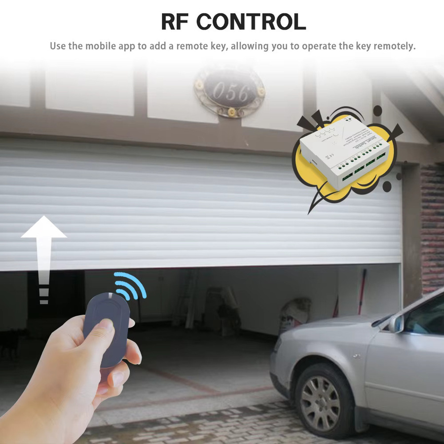 EWELINK Wifi Smart Electric Linear Actuator Motor Controller mit RF433 Fernbedienung, 4CH Pulse Relais Modul, Farbe: Weiß - Bild 2