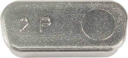 HARTING Abdeckkappe 09 67 050 0614 in Silber aus Kunststoff - Bild 1