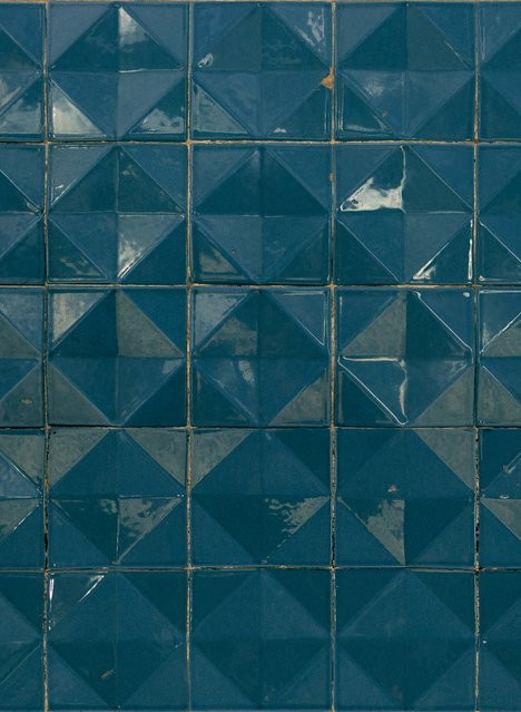 Coordonne Tapete Espejismo Modernista in Blau - Bild 1