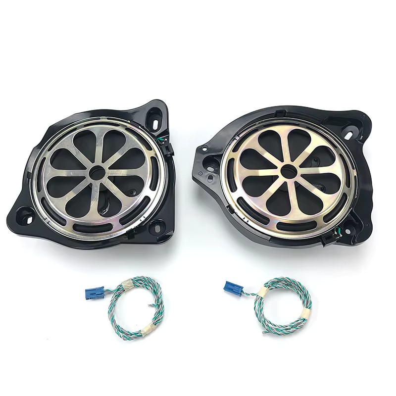 ALOONGACARR Auto-Subwoofer-Lautsprecher mit Hochtöner, Basshorn und Audio-Mitteltöner für Mercedes Benz C W205, GLC X253 und E W213 Serie, Schwarz - Bild 3