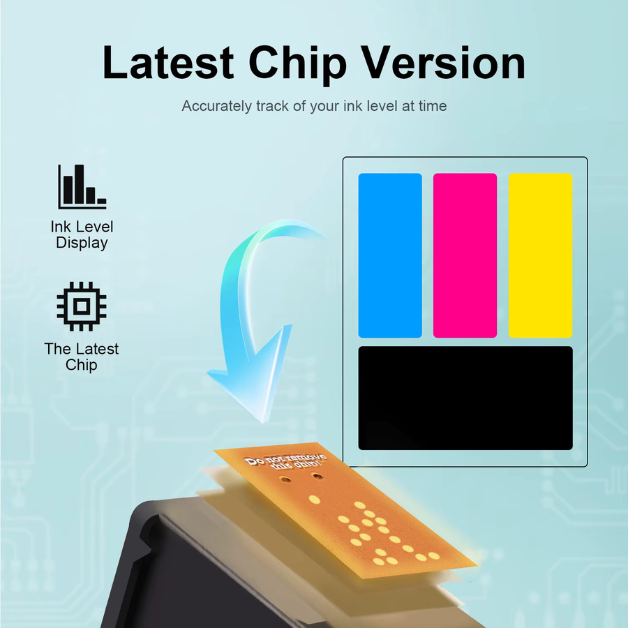 HP Tintenpatronen Set 305 XL Schwarz und Tri-Color für Deskjet und Envy Drucker - Bild 3