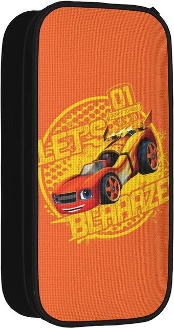 Fancy Style Studio Federmäppchen Blaze und die Monster-Maschinen in Schwarz und Orange mit großer Kapazität - Bild 1