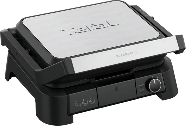 Tefal SuperGrill 3-in-1 Kontaktgrill GC510D in Schwarz - Bild 1