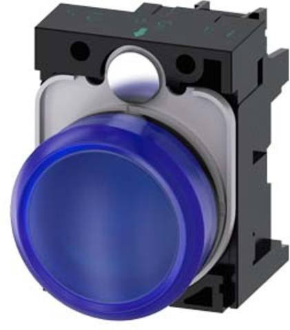Siemens Leuchtmelder 3SU1103-6AA50-1AA0 in Blau aus Kunststoff - Bild 1