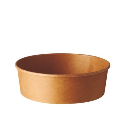 Papstar pure Einweg Salatschalen aus biologisch abbaubaren nachwachsenden Rohstoffen mit PLA-Beschichtung, braun, 50 Stück, 500 ml, Durchmesser: 15 cm, Höhe: 4,6 cm - Bild 2