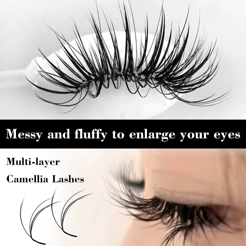 Winky Beauty 6D Wild Eyelashes Wimpernverlängerungen, Wispy 0.07 C/D - Bild 3