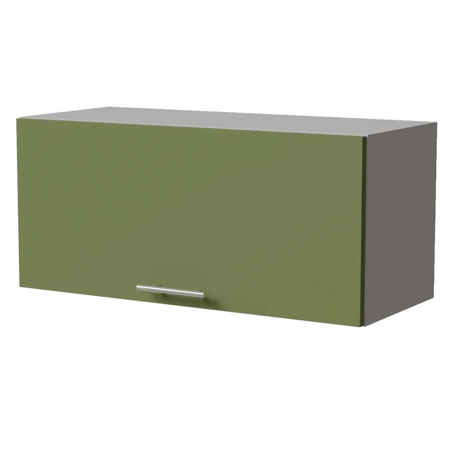 Feldmann-Wohnen Klapphängeschrank Brerra W4B/80 in Grau und Farngrün Matt mit Blum Aventos Klappenbeschlag, B/T/H: 80 x 32,5 x 36 cm - Bild 2