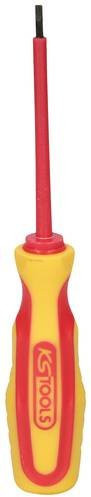 KS Tools ERGOTORQUE VDE Schlitz-Schraubendreher in Rot aus Stahl, 2,5 mm - Bild 1