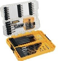 DeWalt Bit- und Holzbohrer-Set 57-teilig in Gelb aus Stahl - Bild 1