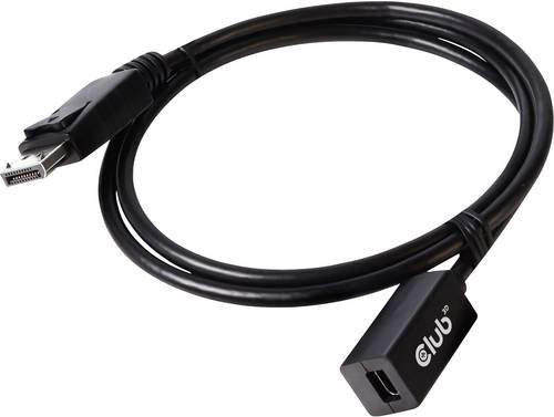 club3D DisplayPort zu Mini-DisplayPort Adapterkabel Schwarz, Länge: 1,00 m, CAC-1120 - Bild 1