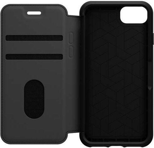 Otterbox Strada Booklet Handy Flip Case für Apple iPhone SE (3. & 2. Gen), iPhone 8 und iPhone 7 in Schwarz, stoßfest - Bild 1