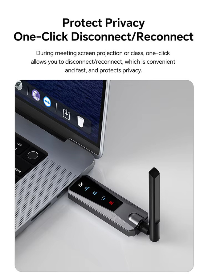 VIKEFON Kabelloser HDMI Video-Display-Extender Full HD Sender und Empfänger, Schwarz, 100m Reichweite - Bild 6
