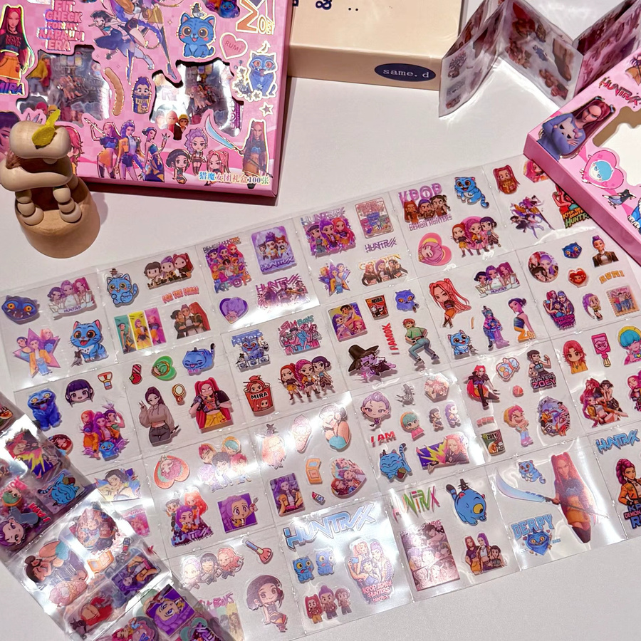 Hasbro Cartoon Anime Aufkleber, 100-teiliges Set, wasserfest - Bild 3