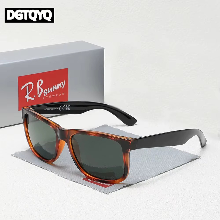 DGTQYQ Sonnenbrille, polarisiert, Vollrand, Square, Kunststoff, Unisex - Bild 1