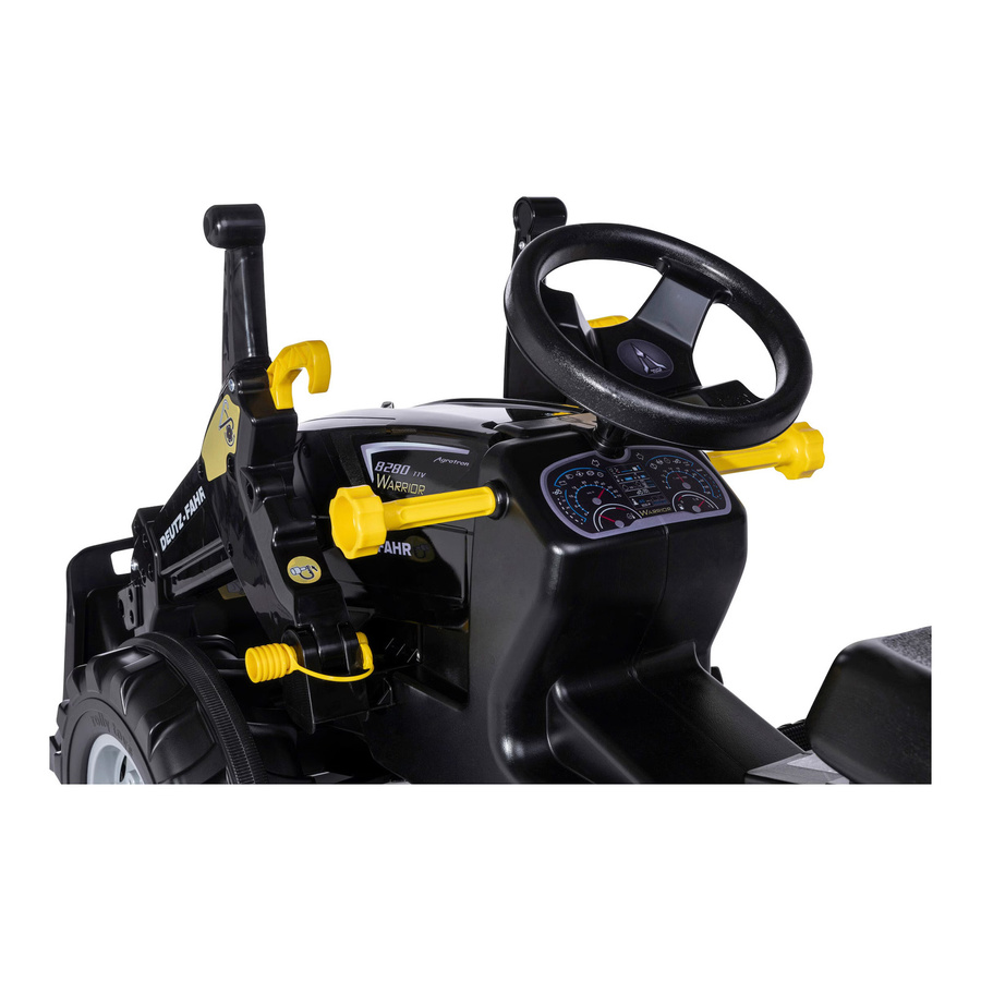 Rolly Toys rollyFarmtrac Premium Deutz-Fahr 8280 Trettraktor mit Frontlader ab 3 Jahren - Bild 3