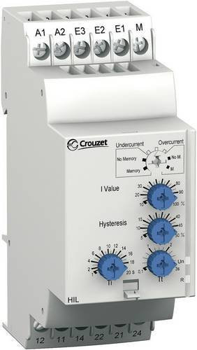 Crouzet Überwachungsrelais 24 - 240 V/DC/AC mit 2 Wechsler in Weiß - Bild 1