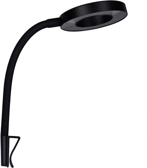 TOMTOP JMS Aquarium Klemmlampe für Wasserpflanzen in Schwarz mit 360 Grad verstellbarem Licht - Bild 1