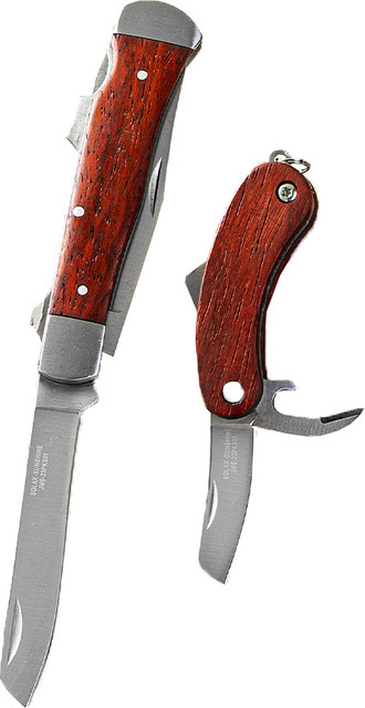 Taschenmesser 2er-Set im Fadenkreuz Design - Bild 1