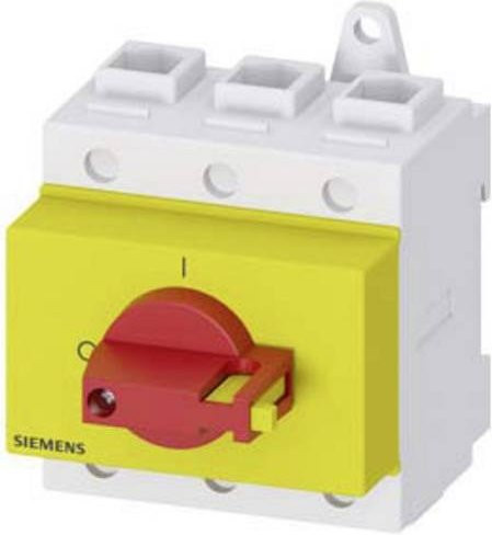 Siemens Lasttrennschalter 3polig 100A 690 V/AC 50mm² in Rot und Gelb 3LD27300TK13 - Bild 1