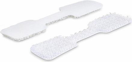 StarTech.com Kabel-Kennzeichnungsetiketten mit Klettbandbefestigung, weiß, 100er Packung, 9 cm - Bild 1