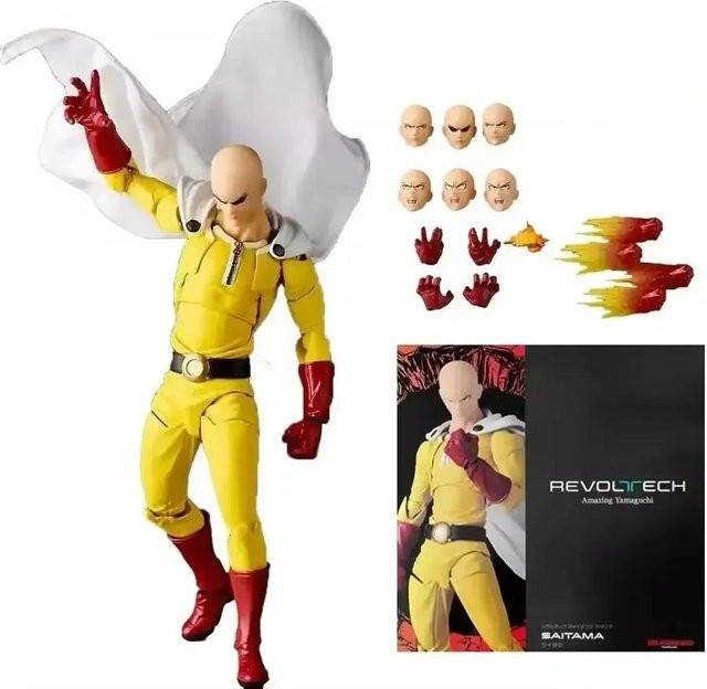Kaiyodo One Punch Man Genos Actionfigur, Gelenk Bewegliches Modell, ab 14 Jahre - Bild 1