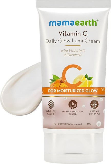 Mamaearth Vitamin C Lumi Creme, 30 g, für trockene Haut - Bild 1