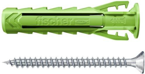Fischer SX Plus Green Spreizdübel aus Nylon, Farbe: Grün, Durchmesser: 8 mm, Länge: 40 mm, 10 Stück - Bild 2