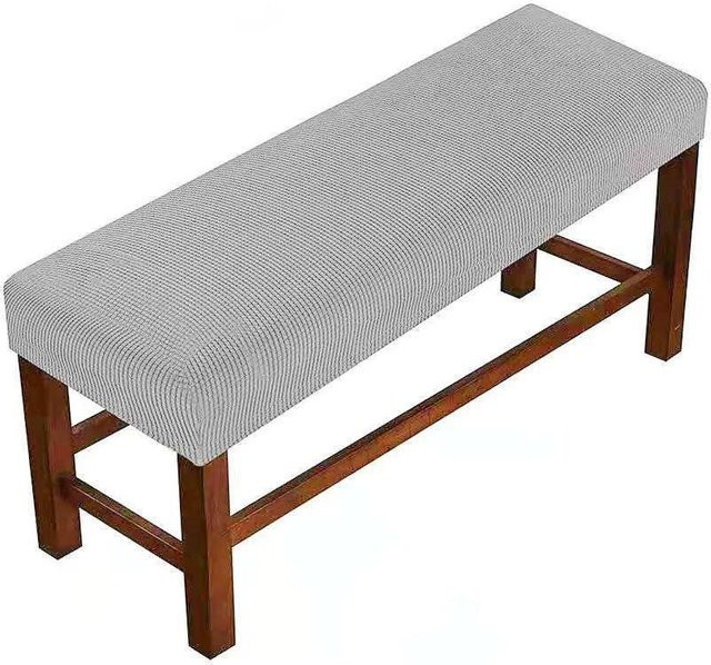 Waschbarer elastischer Hockerbezug von YTO Household items in Grau für moderne Wohnzimmer-Dekoration - Bild 1