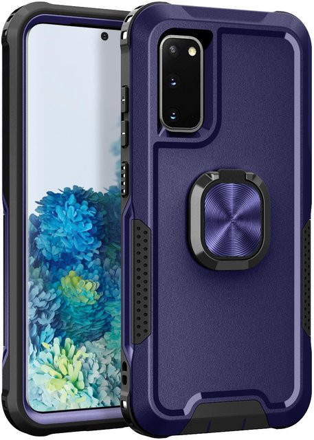 Samsung Heavy Duty Schutzhülle S20 Serie für Galaxy S20 Plus und S20 Ultra, 3-Schichten Fallschutz, Anti-Rutsch und Staubdicht, Farbe: Purple - Bild 1