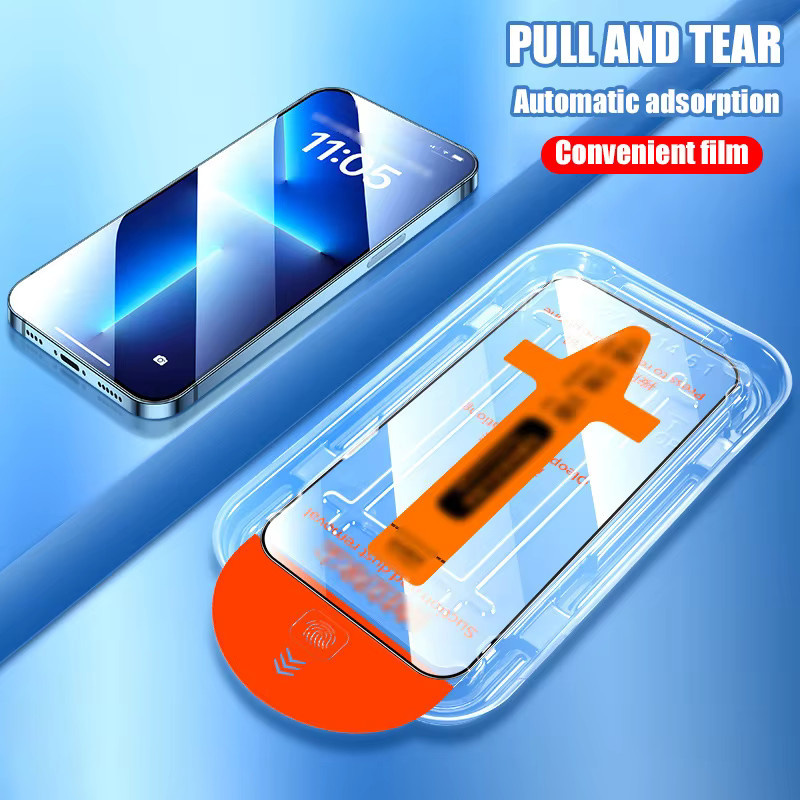 Transparentes Displayschutzfolie mit oleophober Beschichtung für Samsung Galaxy A55 A54 A53 A56 A52 A52S A17 A16 A15 A14 A35 A34 A33 A51 für eine staubfreie Installation - Bild 4