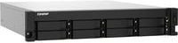 QNAP TS-832PXU-RP-4G NAS-Server in Schwarz mit 8 Schächten, 4 GB RAM und 2U Rack-Bauweise für SATA 6Gb/s sowie Gigabit, 2.5 Gigabit und 10 Gigabit Ethernet - Bild 1