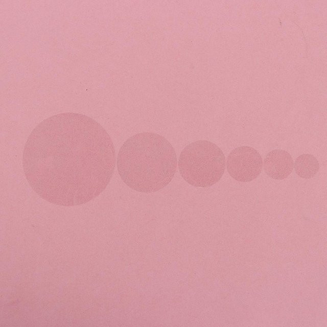 Runde selbstklebende PVC-Punktaufkleber zum Versiegeln von Dateien und Beuteln in Transparent und Pink - Bild 1