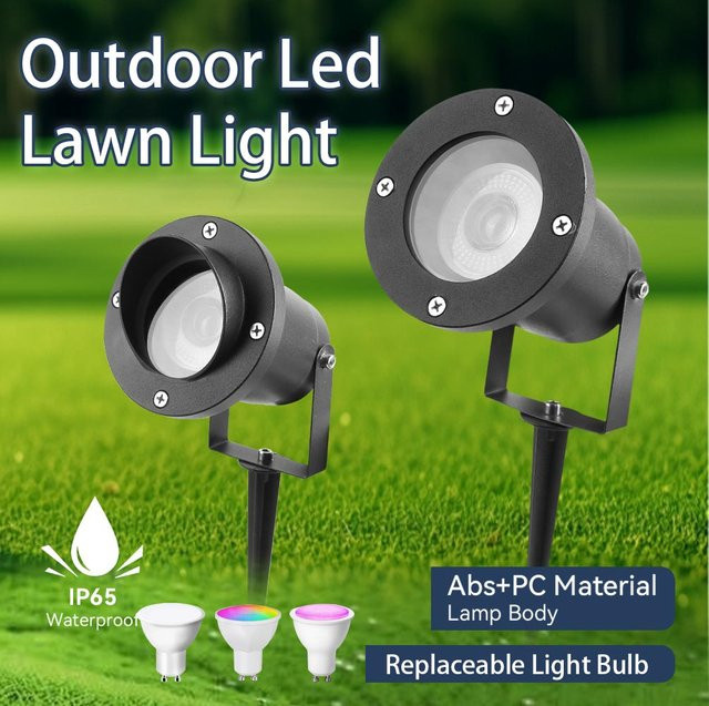 CANMEIJIA LED Garten Außenlampe IP65 Wasserdicht Natural White Landschaftsbeleuchtung und Flutlicht - Bild 1