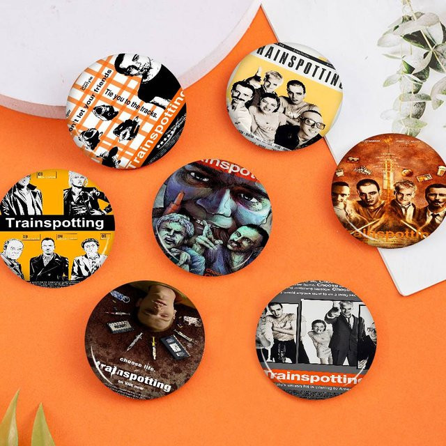 Brosche Film Trainspotting, Weißblech, Unisex - Bild 1
