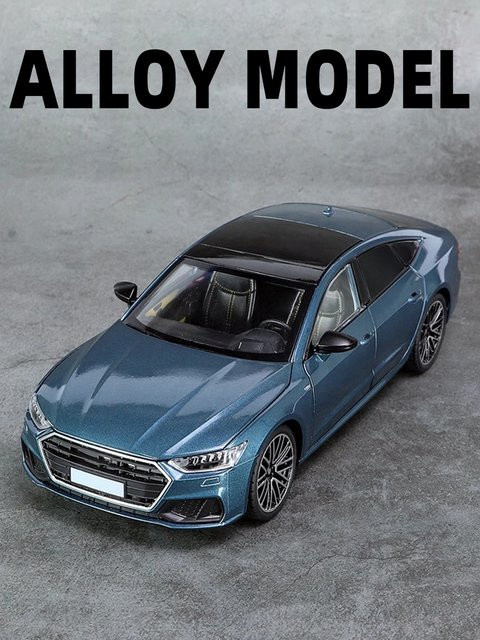 Maisto A7 Straßenauto-Version, Automodell, 1:24, Metall, mit Licht und Sound - Bild 1