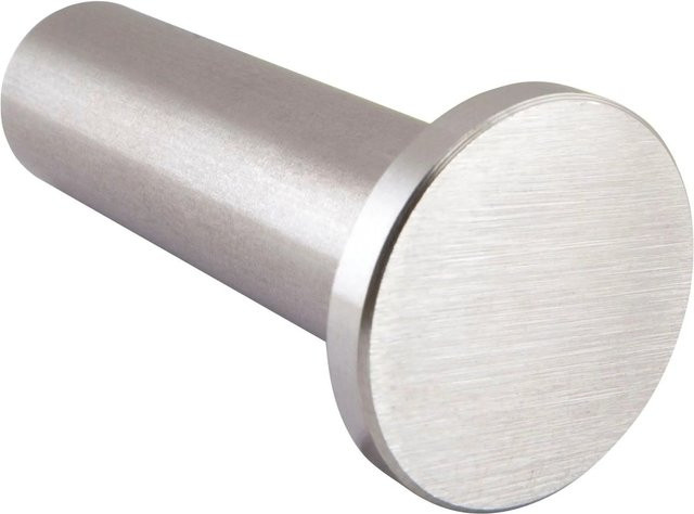 Technik Team Mantelhaken Divanno aus Edelstahl gebürstet in Silber, Durchmesser: 22 mm, Tiefe: 50 mm - Bild 1