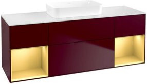 V&B Waschtischunterschrank Finion in Lackoptik Matt, B/T/H: 160 x 50,1 x 50,1 cm - Bild 1