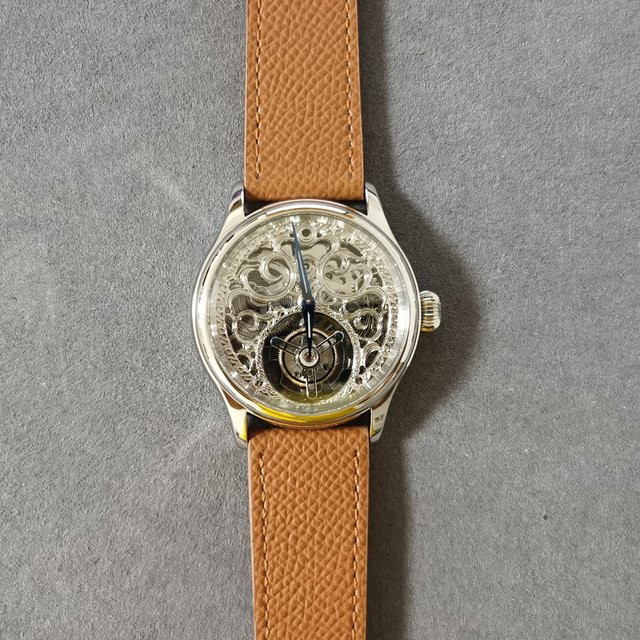 Jacques Genry Armbanduhr Tourbillon, Handaufzug, Edelstahl, 42 mm, Herren - Bild 1