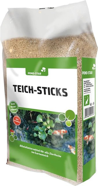 Pondstar Teichsticks Premium Fischfutter für den Teich, 140 g - Bild 1