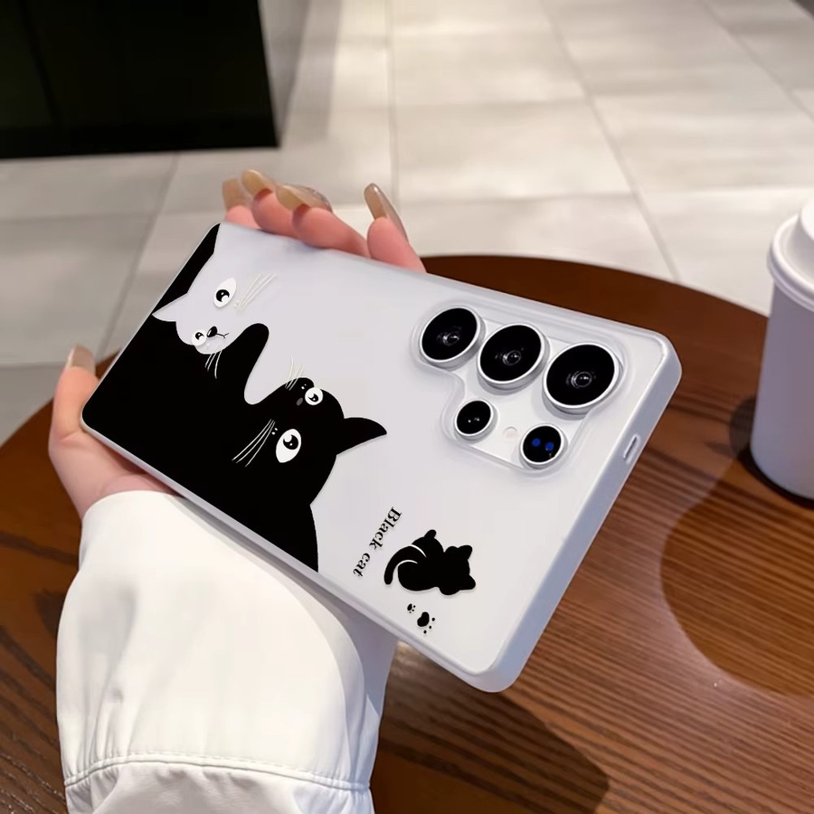 Weiche Katzen Handyhülle von AKABEILA für Samsung Galaxy A56 5G A55 S25 Ultra S24 FE S23 A54 A53 A17 A16 A15 A36 A35 A34 A26 A07 A06 A05s Cover - Bild 4