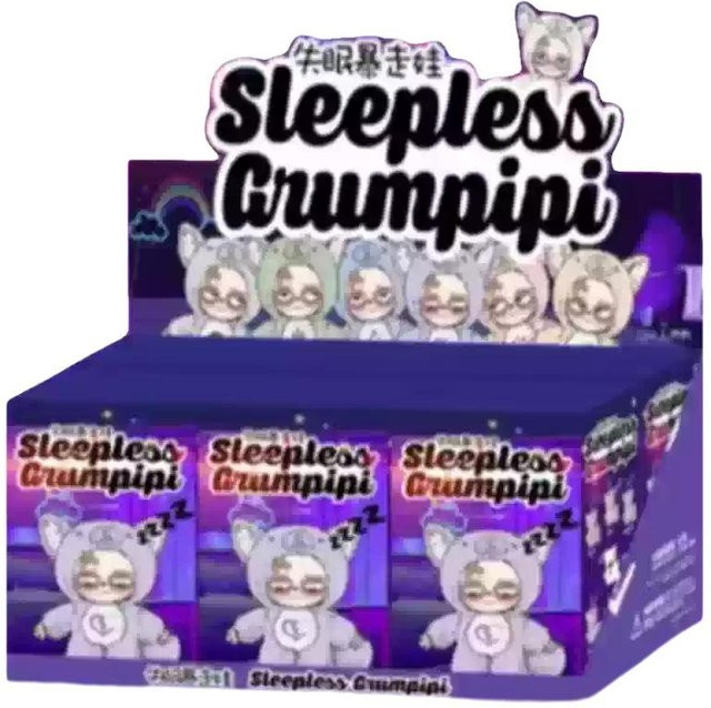 Grumpipi Schlaflose Grumpipi Serie Blind Box, Plüschpuppe, ab 14 Jahren - Bild 1