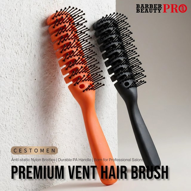 Styling Lockige Vent Haar Pinsel, Entwirren und Massage Kamm, Unisex - Bild 1