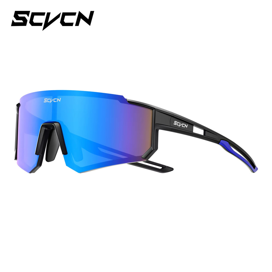 SCVCN Sportsonnenbrille, Unisex, Vollrand, Kunststoff - Bild 2